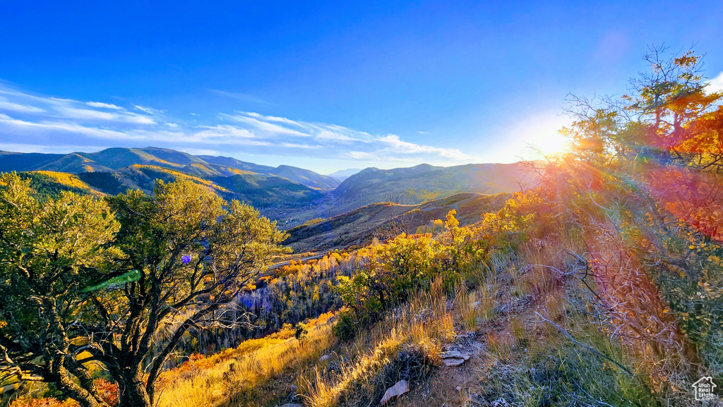 View of mountain backdrop
