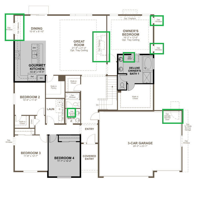 Floor plan / room layout