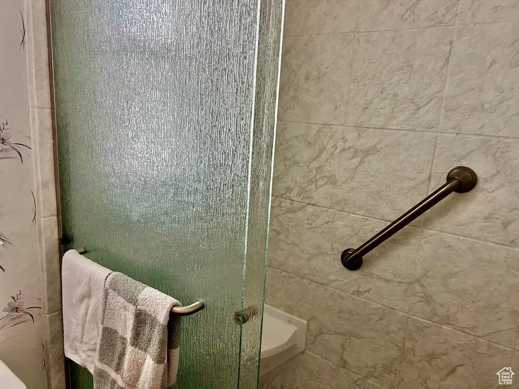 Full bathroom with a shower