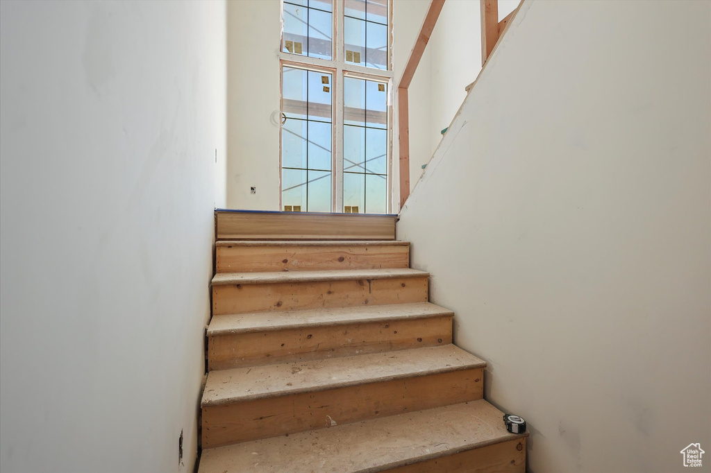 View of stairway