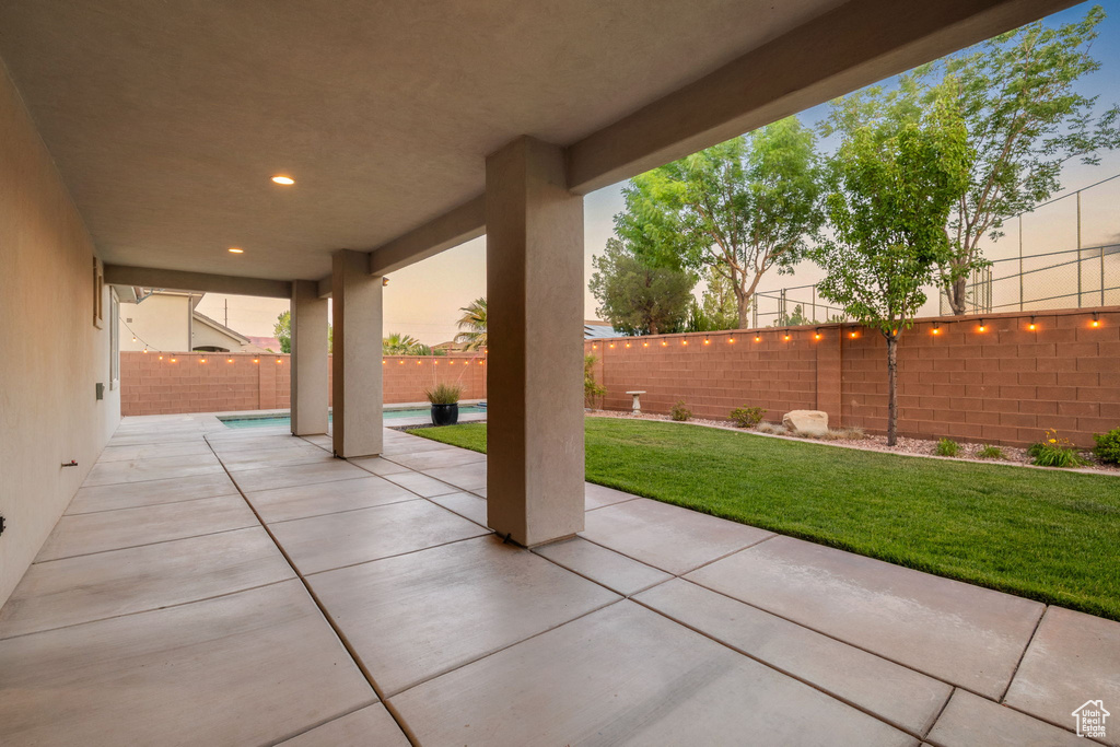 View of patio