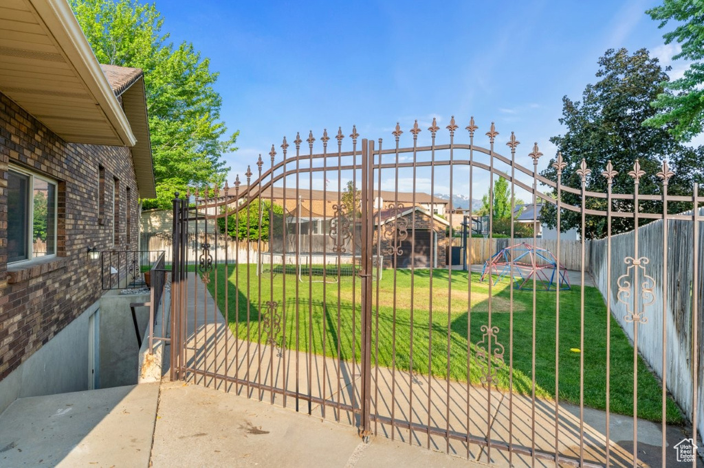 View of gate