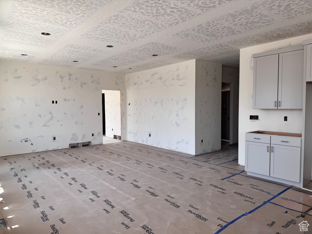 View of unfurnished living room