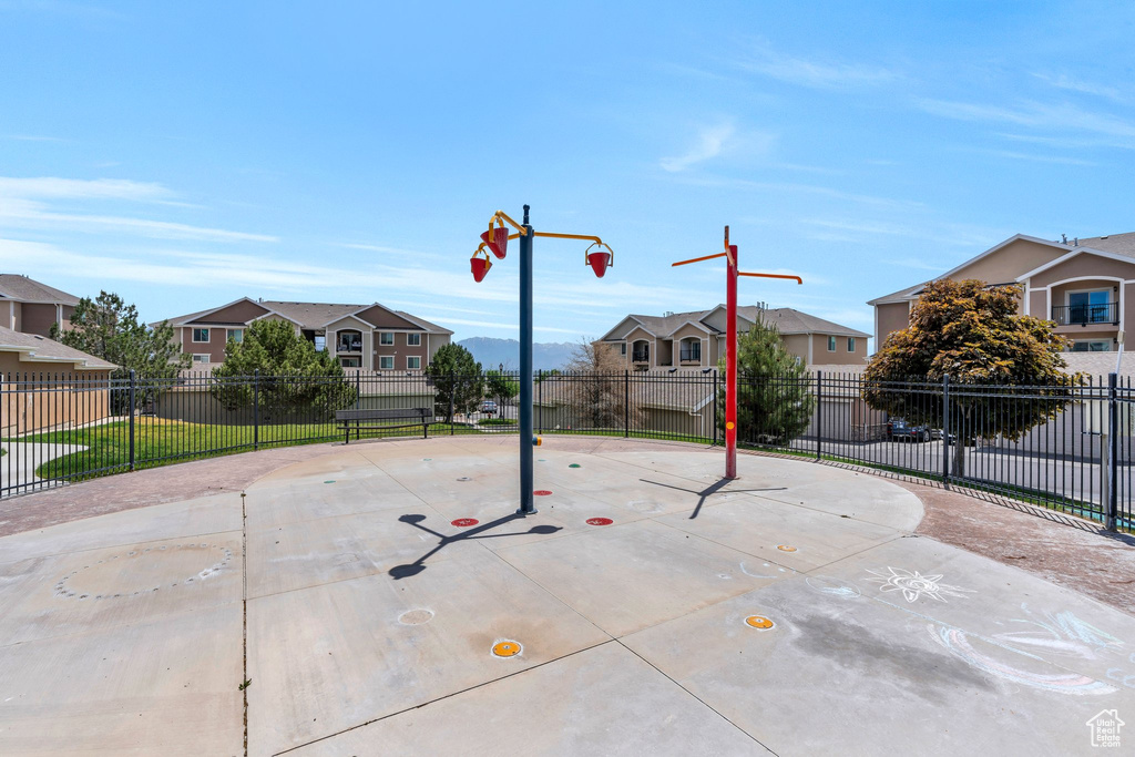 View of patio / terrace featuring a residential view