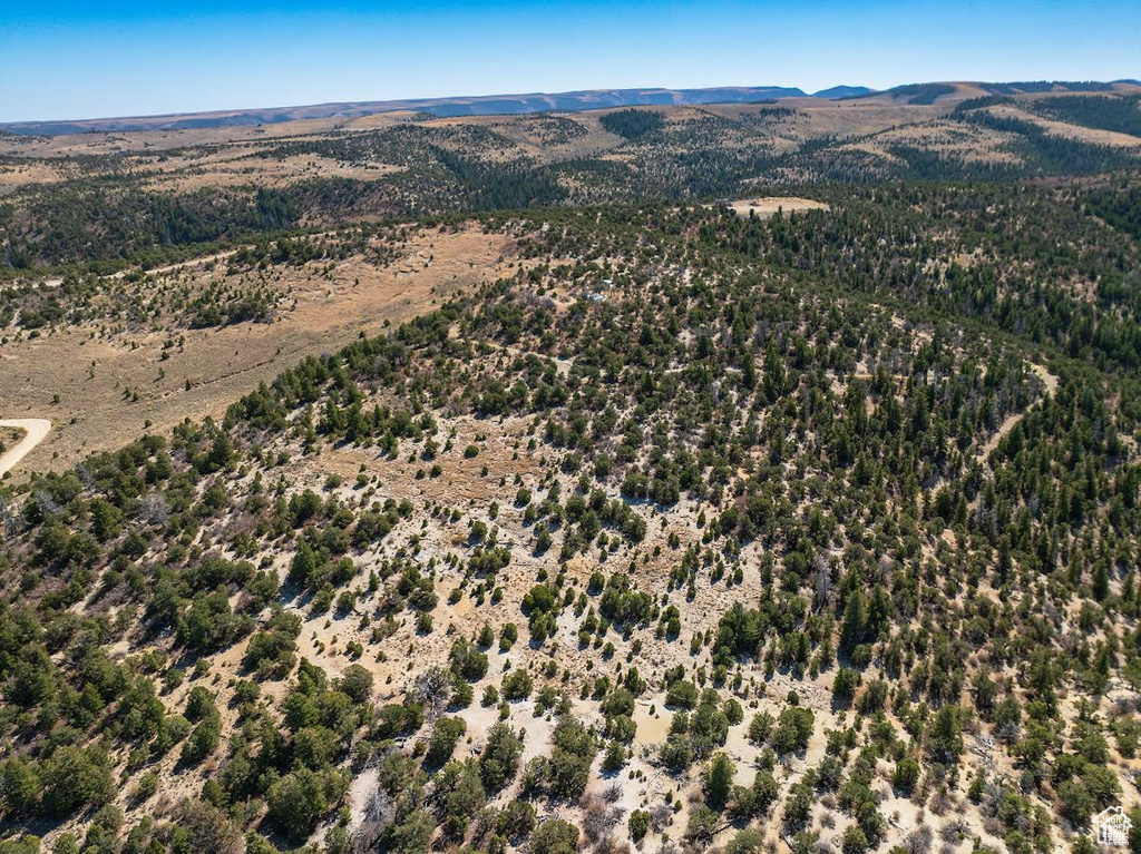 Aerial view of mountains