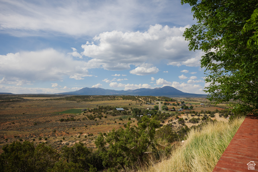 View of mountain background