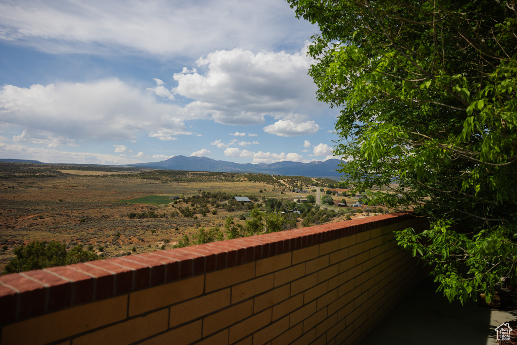 View of mountain background