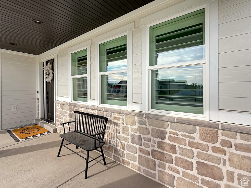 View of porch