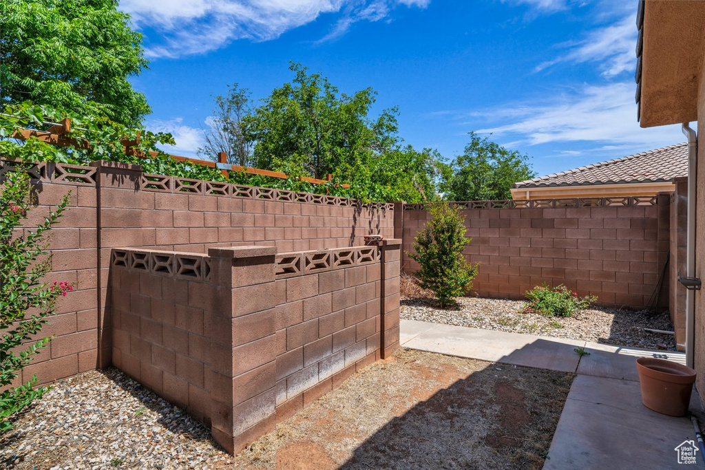 View of patio