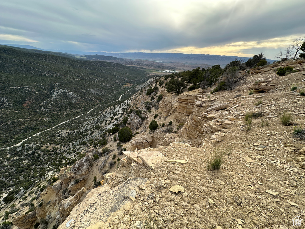 View of mountain background