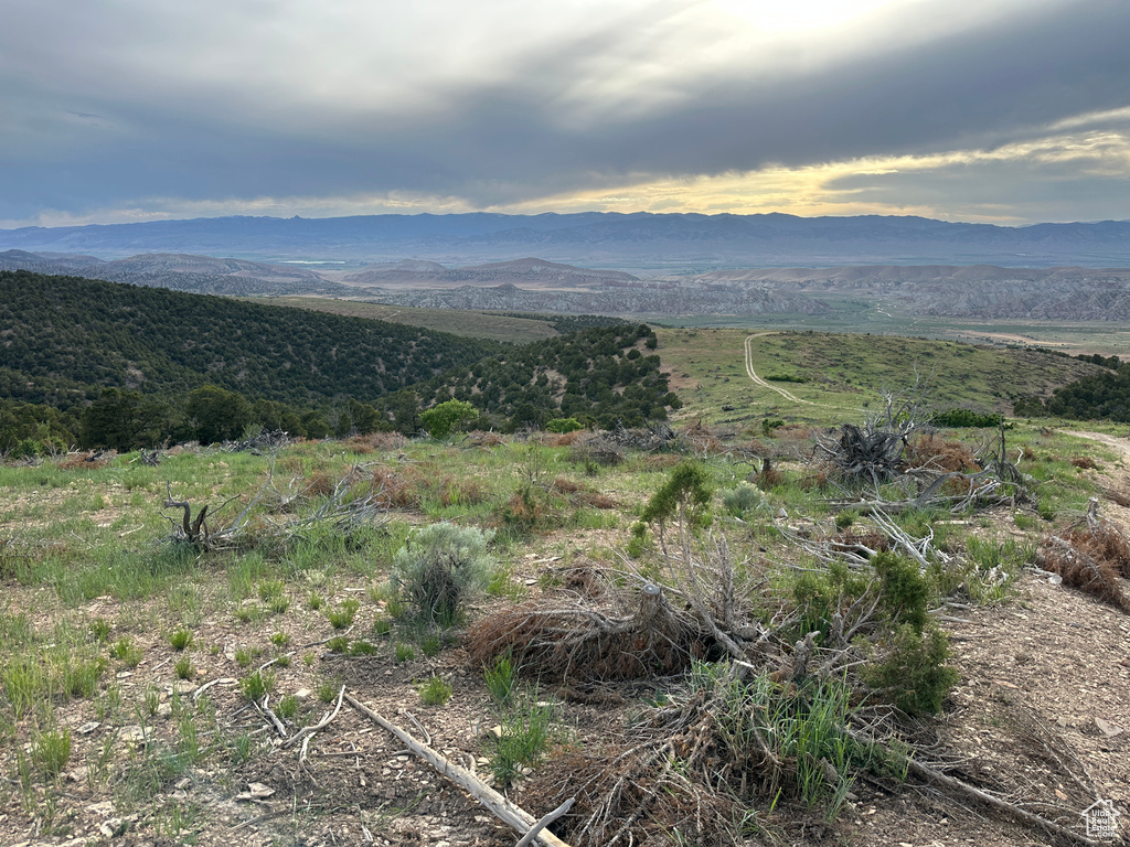 View of mountain backdrop