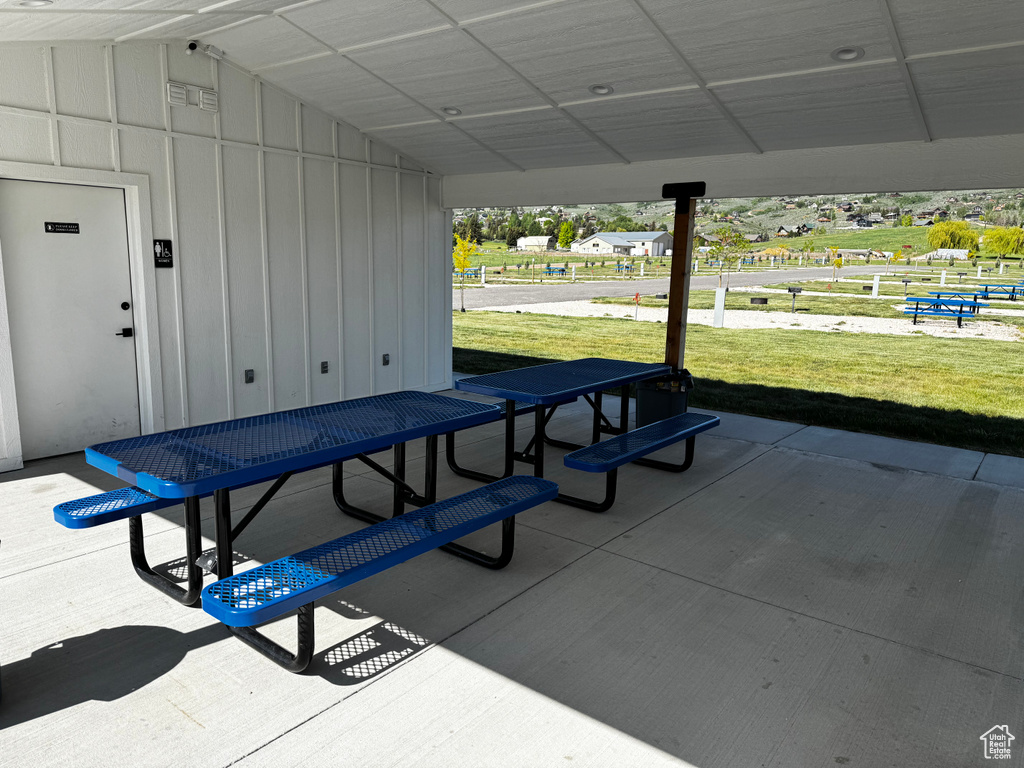 View of patio