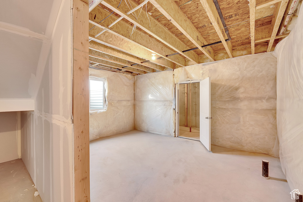 View of basement