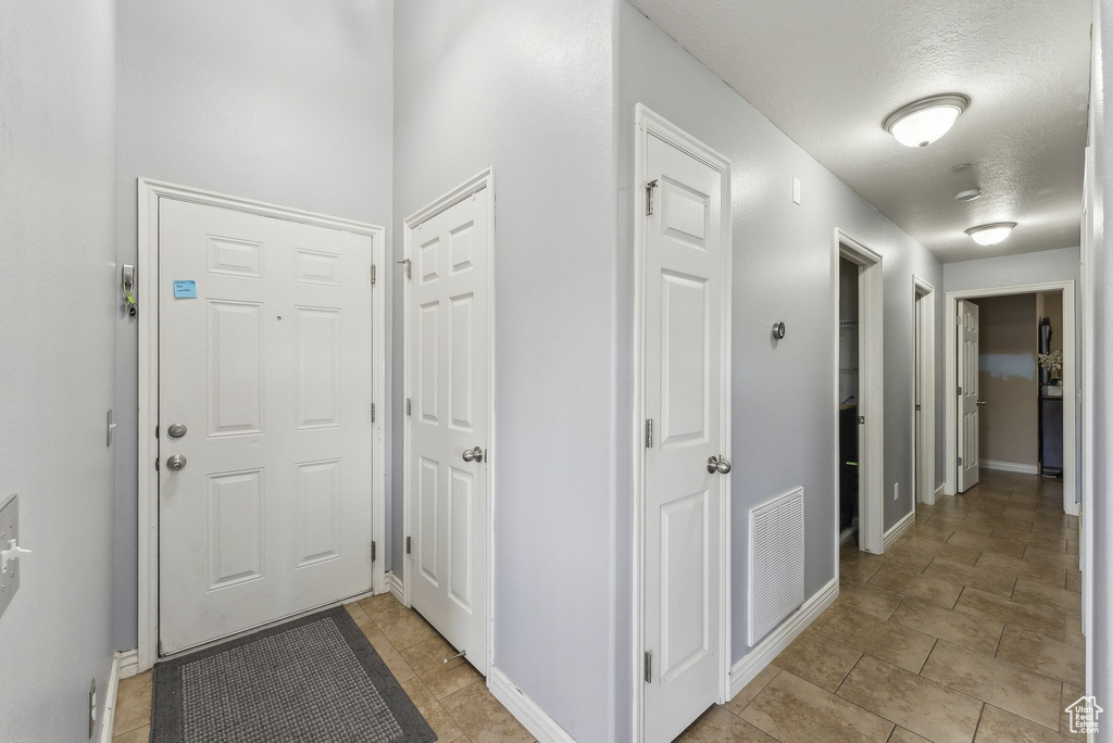 Hall with baseboards