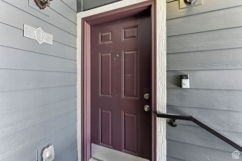 View of property entrance