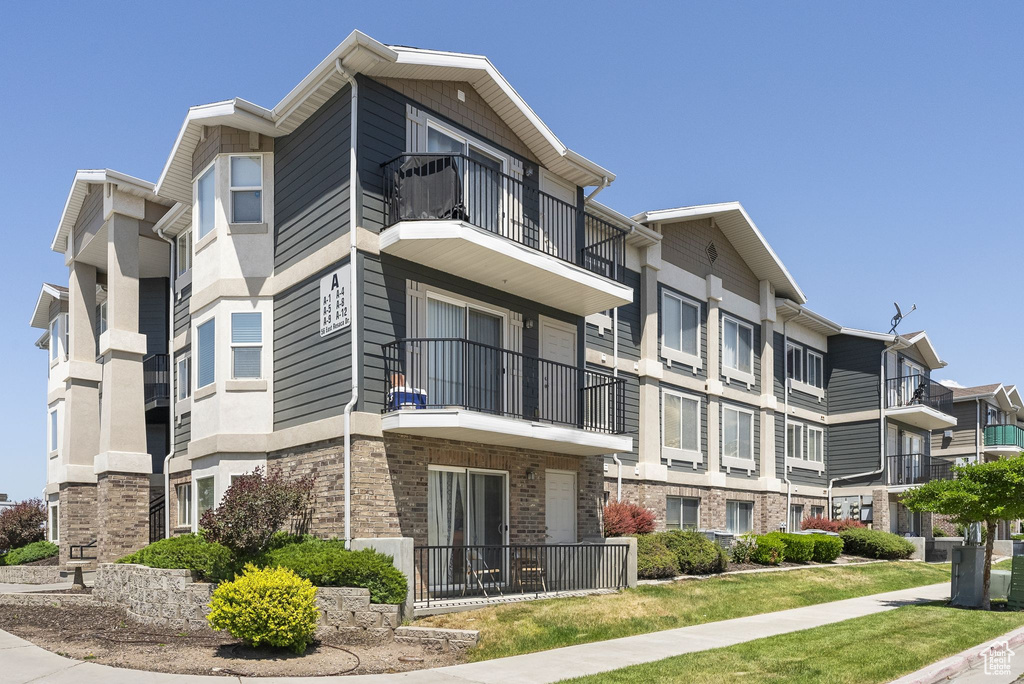 View of property featuring a residential view