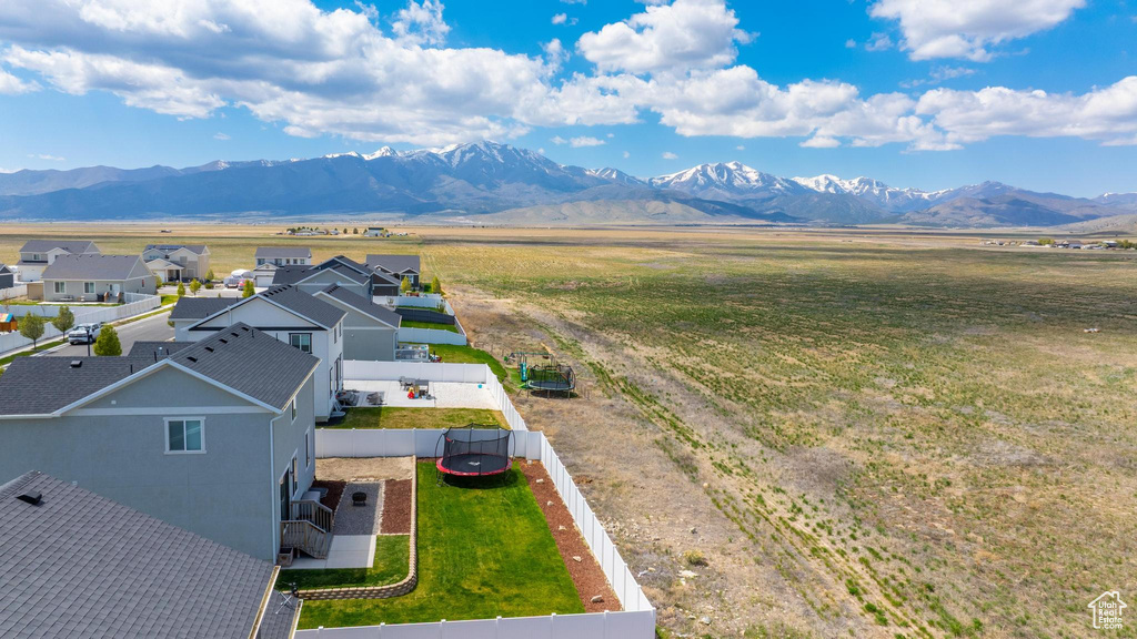 View of rural area with mountains
