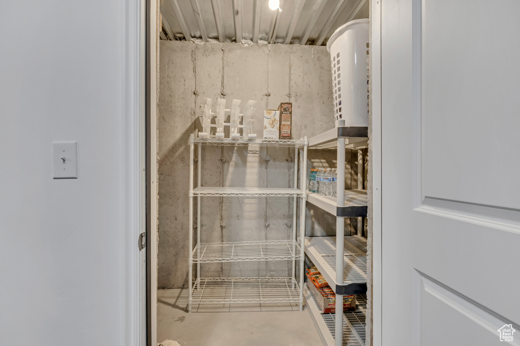 View of storage area