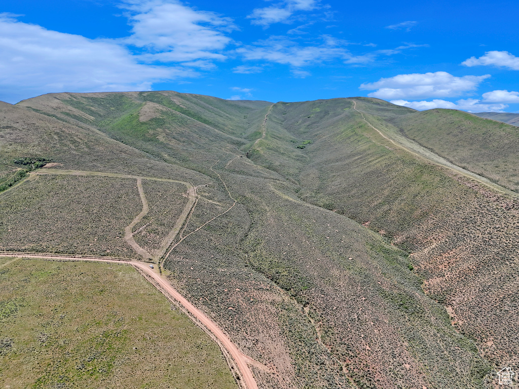 Bird's eye view of mountains