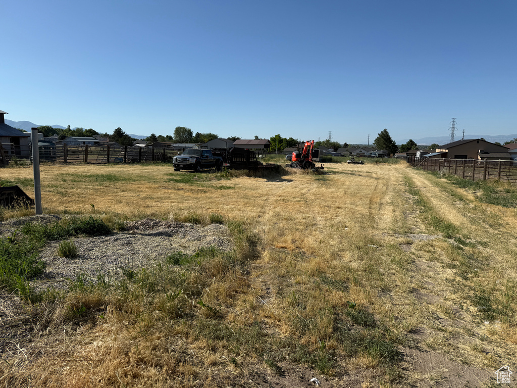 View of yard featuring a rural view