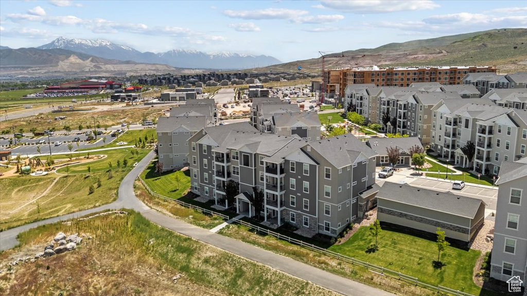 Drone / aerial view of mountains