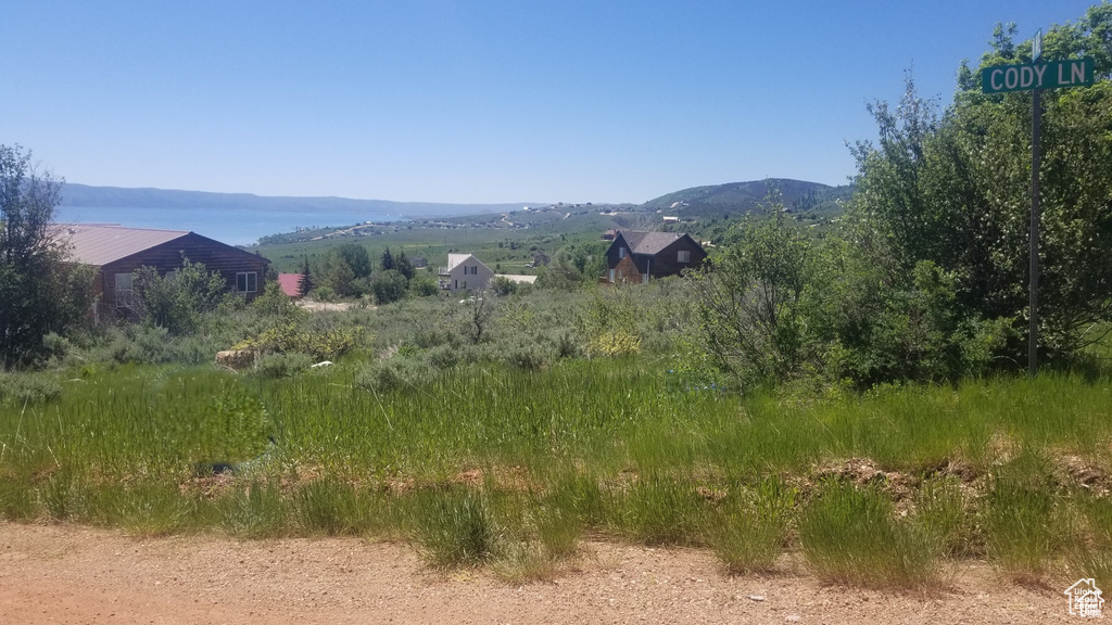 View of mountain background