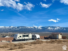 View of mountain background