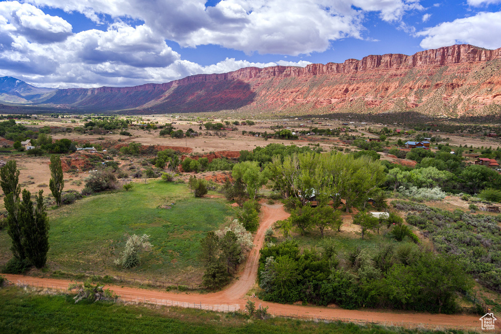 View of mountain background