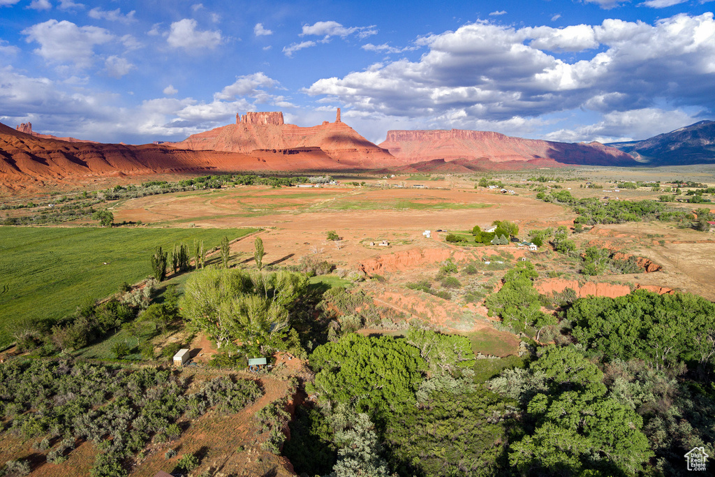 View of mountain background