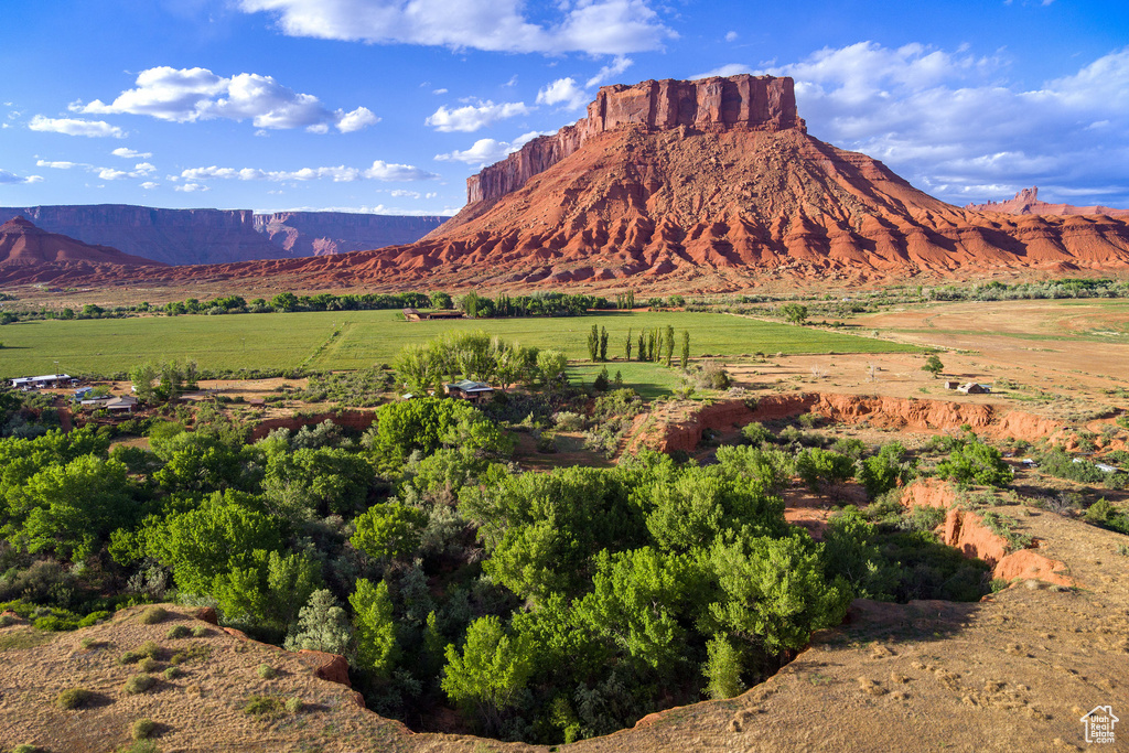 View of mountain backdrop