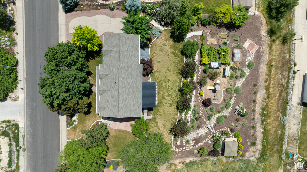 Aerial view of property's location