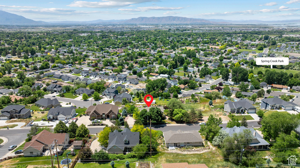 Aerial view of mountains