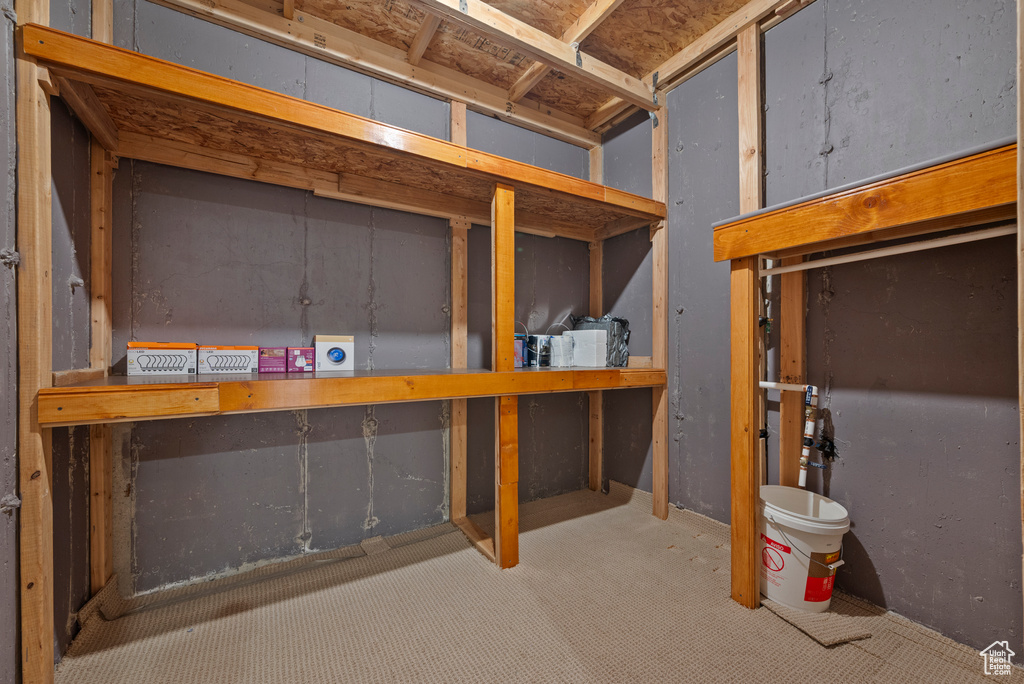 View of storage room