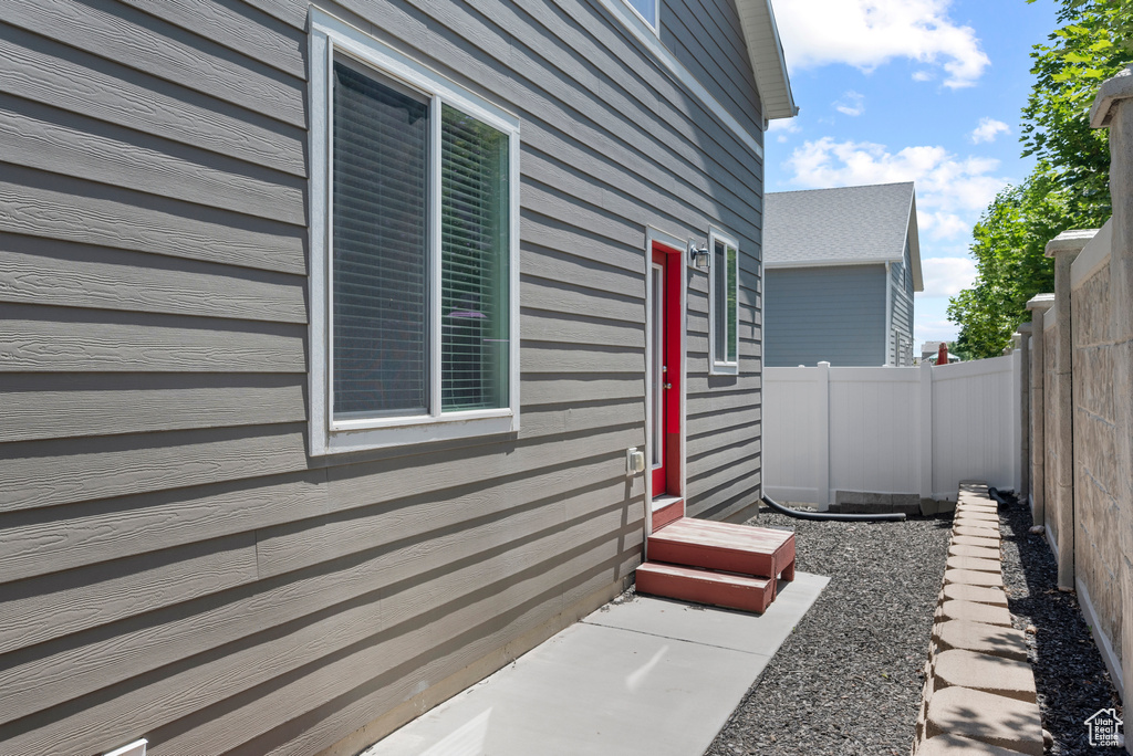 View of side of property