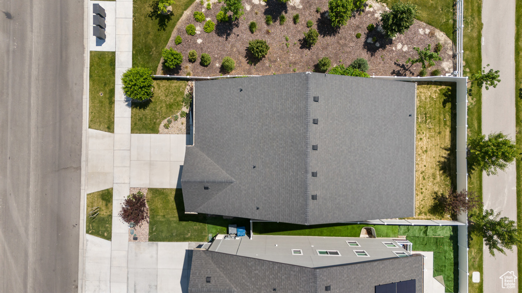 View from above of property