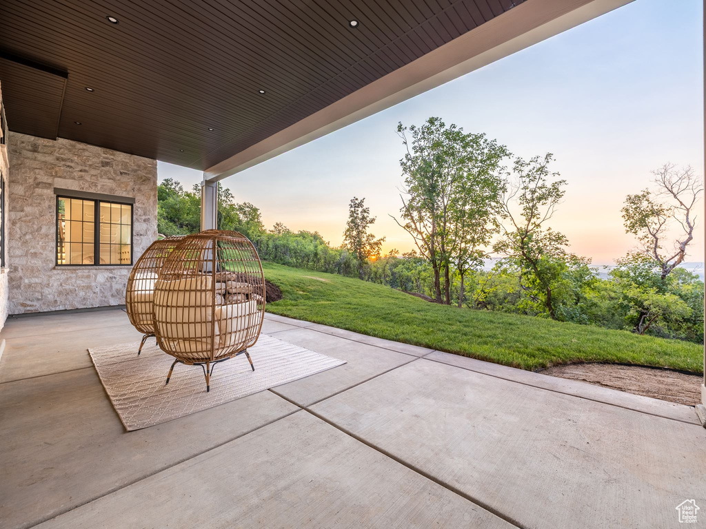 View of patio