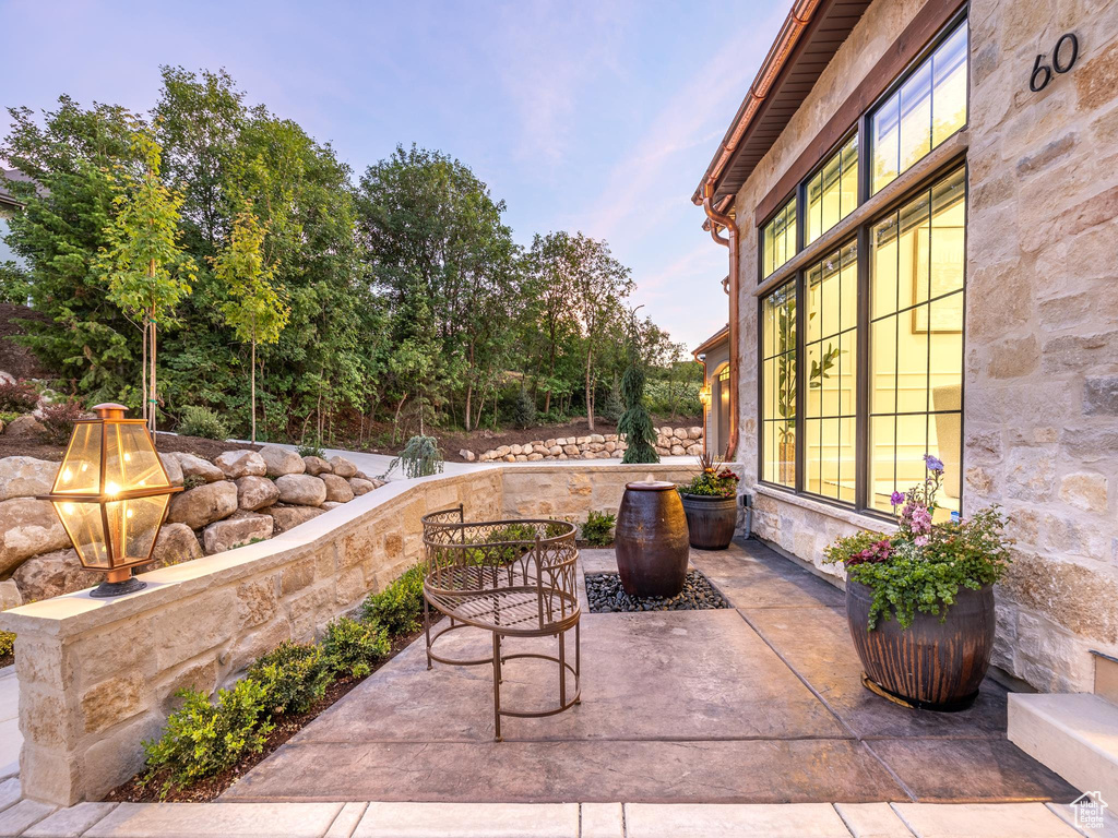 View of patio