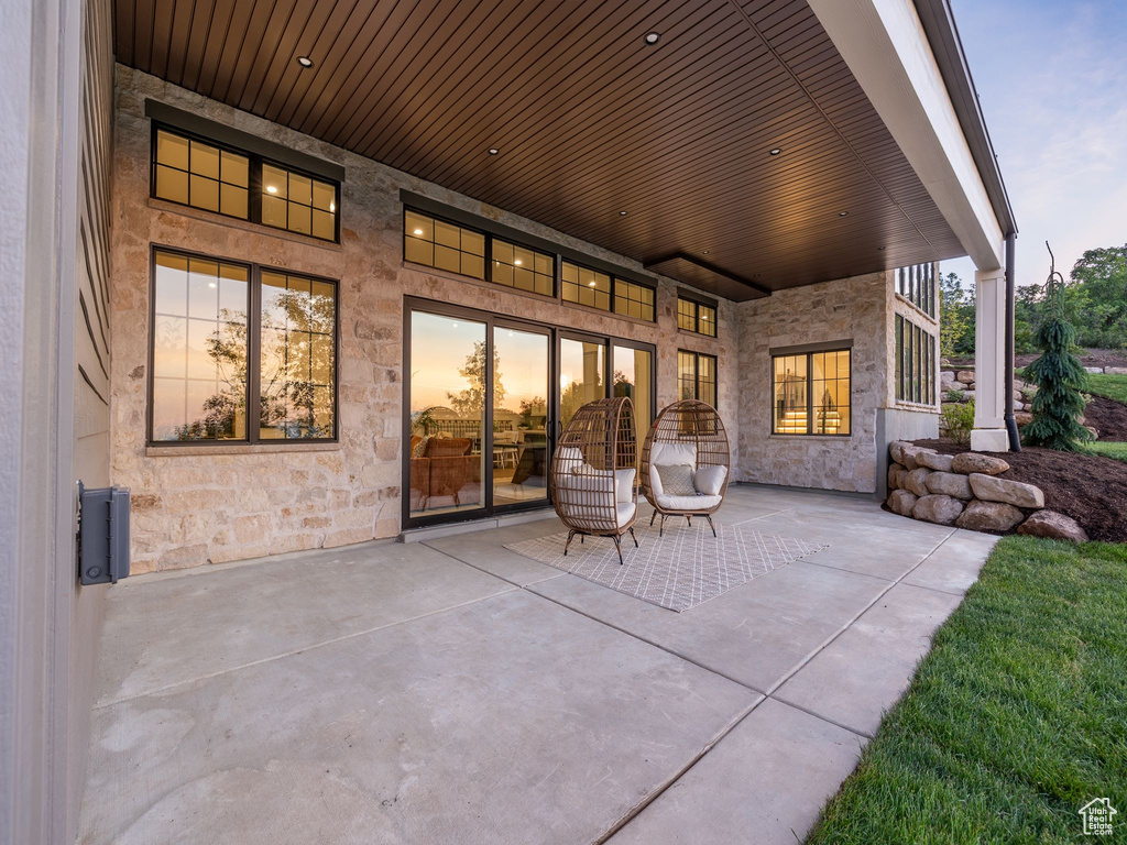View of patio