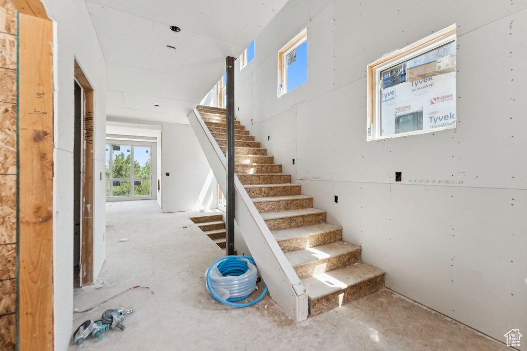 View of stairway
