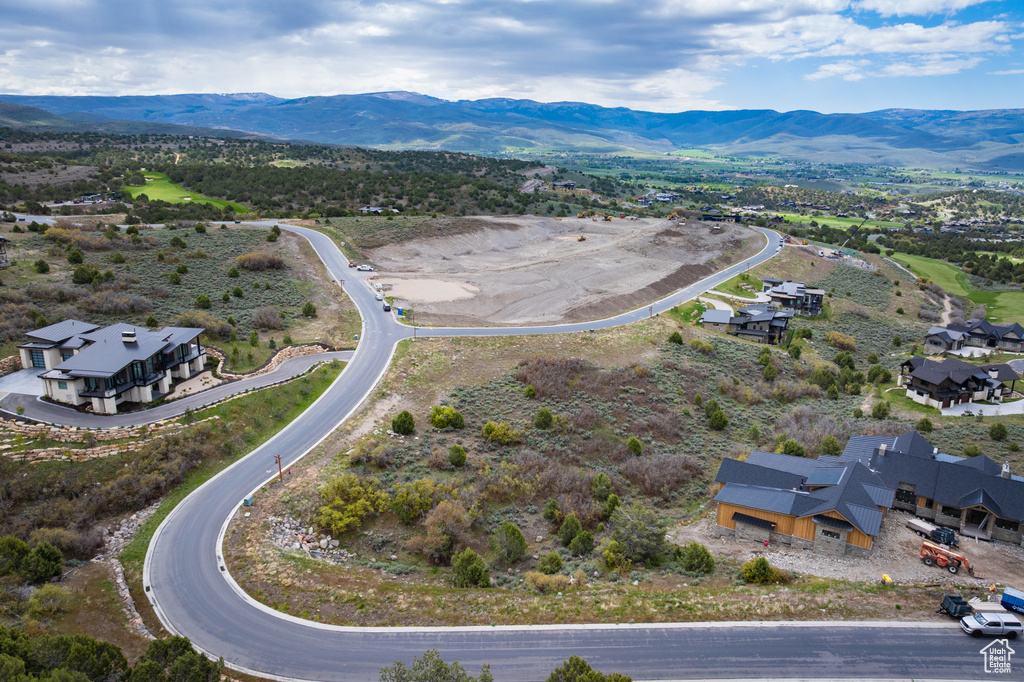 Drone / aerial view of mountains