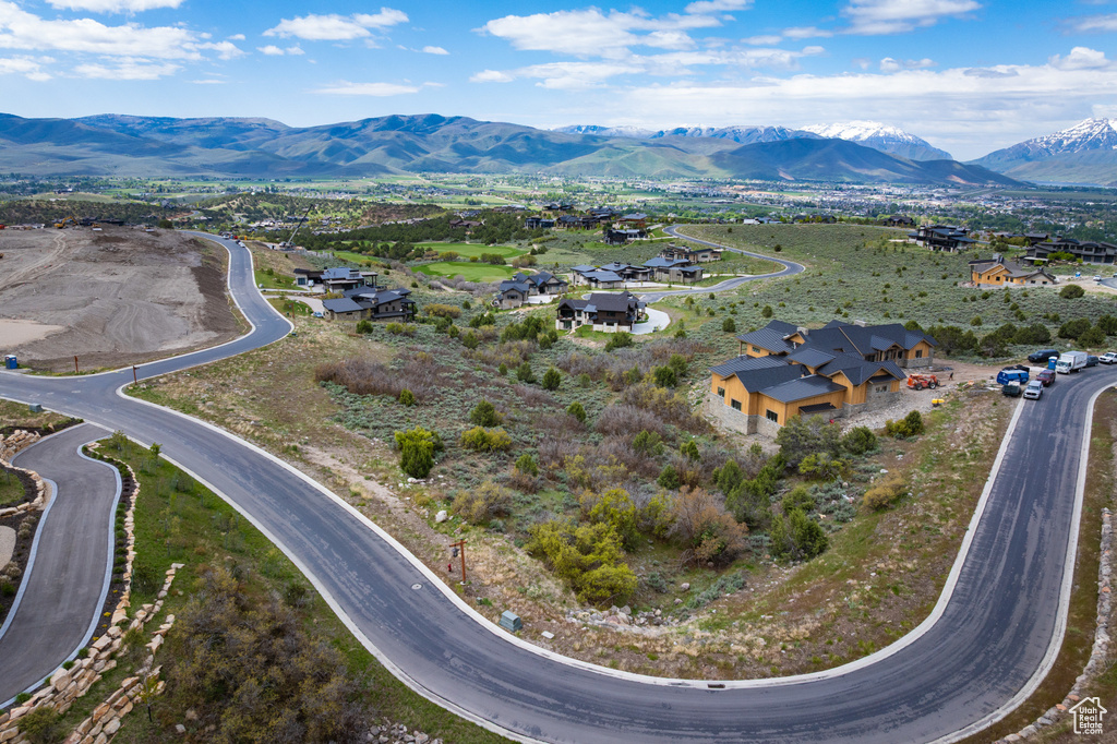 Drone / aerial view of mountains