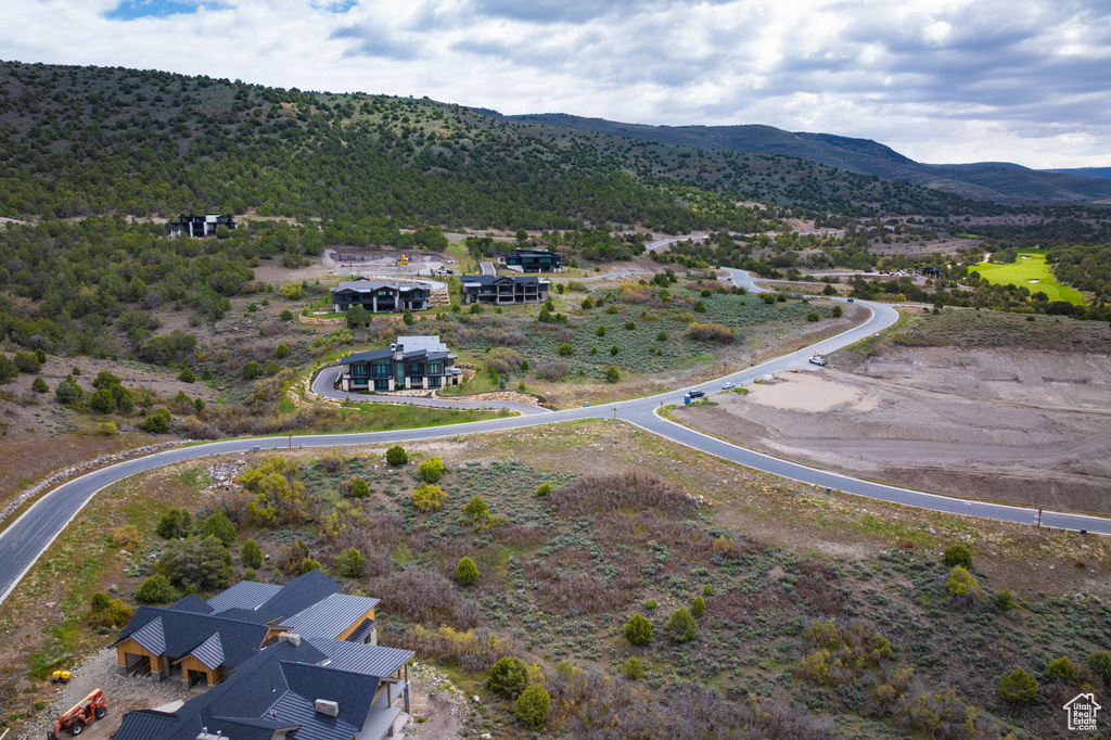 Aerial view of mountains