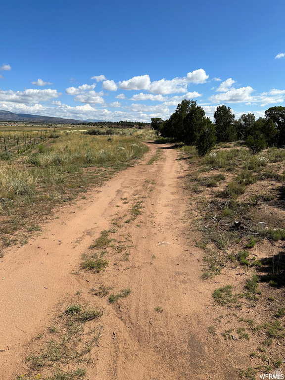 View of road with a rural view