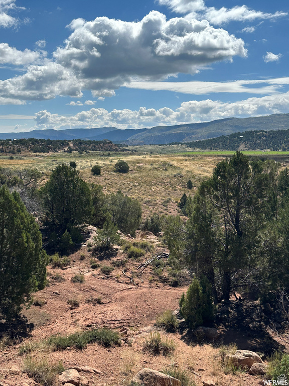 View of mountain backdrop