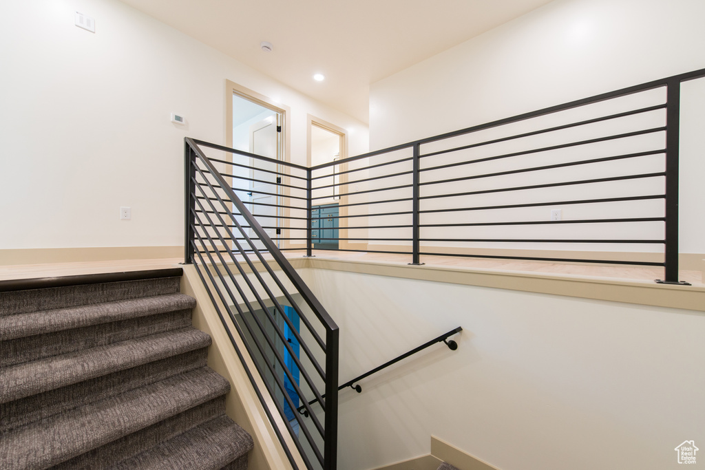 View of stairway