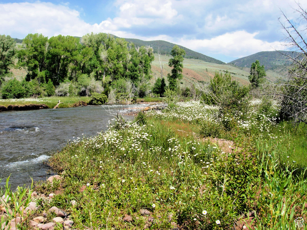 View of mountain backdrop