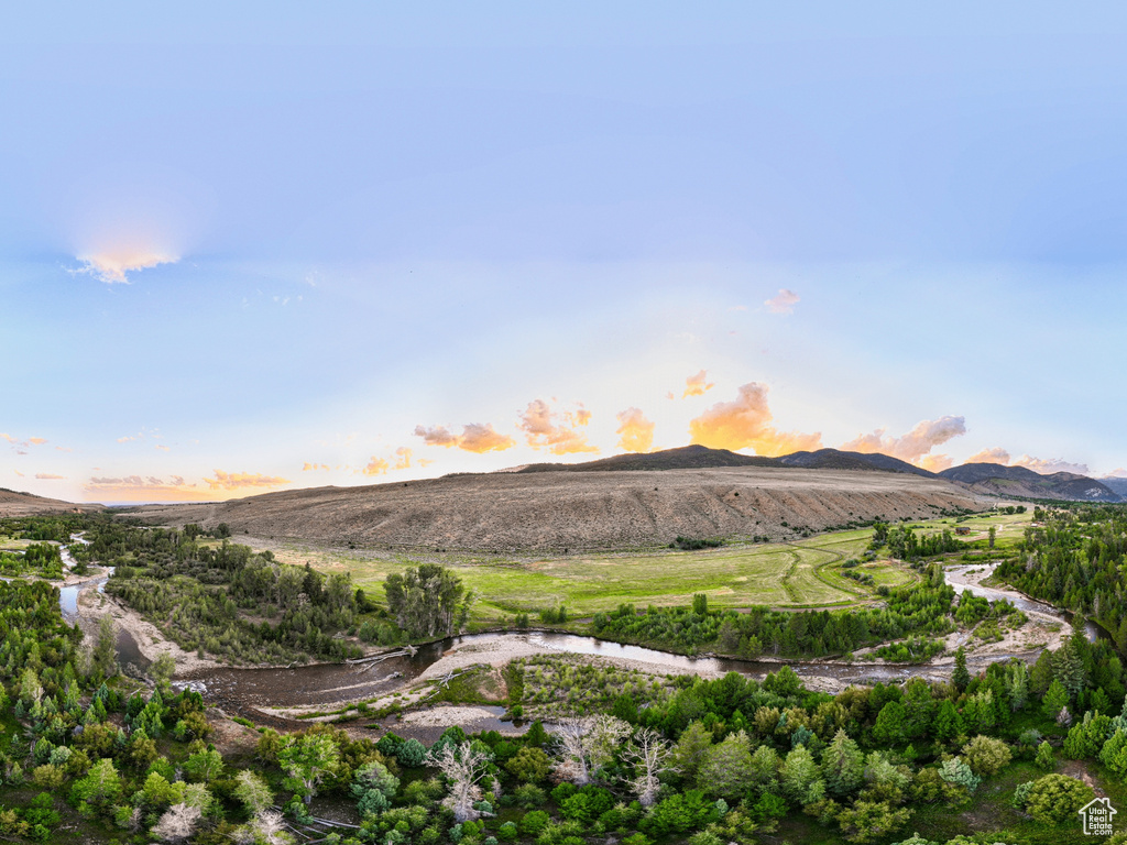View of mountain backdrop