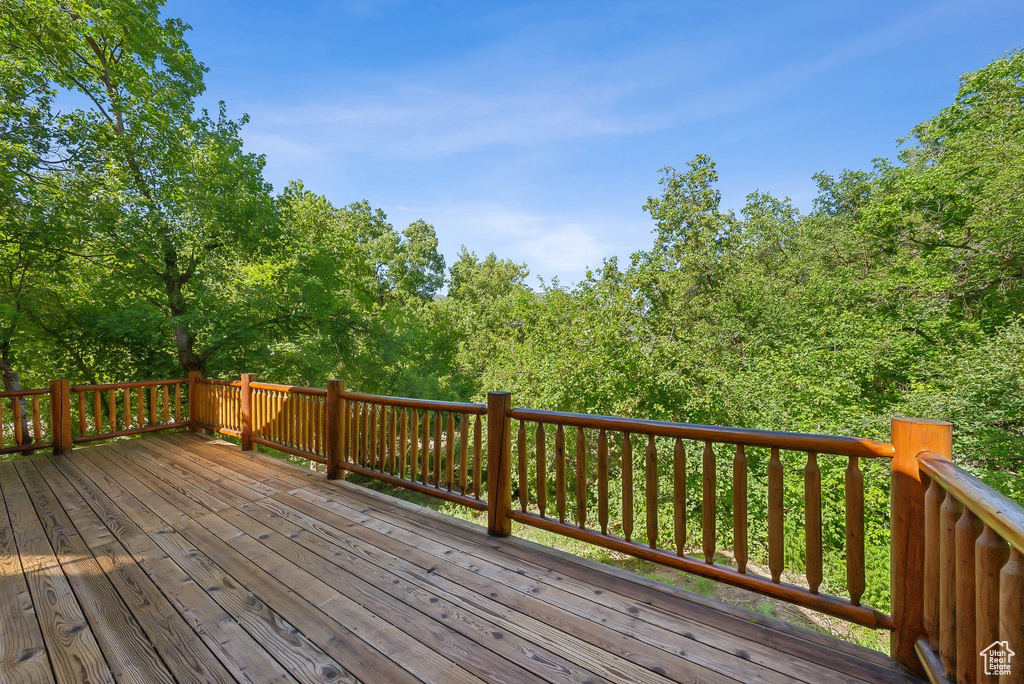 View of deck