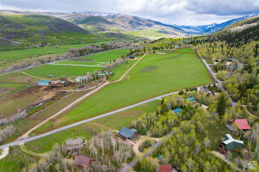 View of rural area featuring a mountainous background