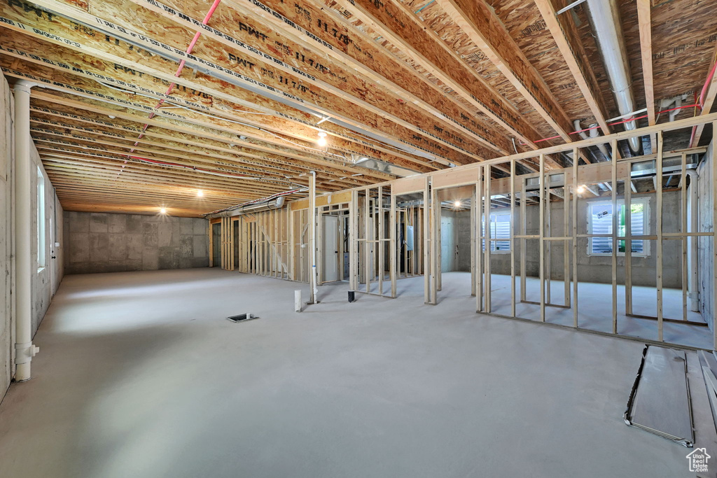 View of basement